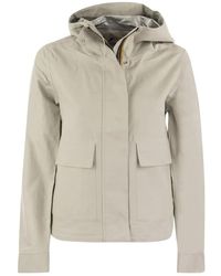 K-Way - Hooded Flap-Pocket Jacket - Lyst