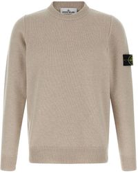 Stone Island - Pull À Patch Logo - Lyst