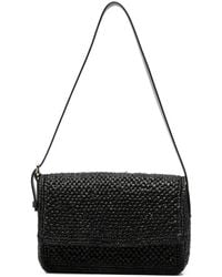 Manebí - Sac Porté Épaule En Cuir À Design Tressé - Lyst