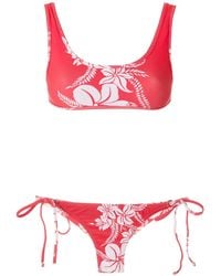 Amir Slama - Floral-Print Bikini Set - Lyst