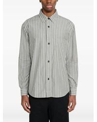 Margaret Howell - Two-Tone Striped Cotton Shirt - Lyst