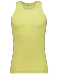 AURALEE - Ribbed-Knit Tank Top - Lyst