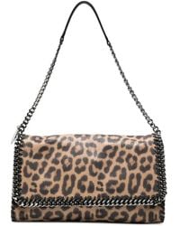Stella McCartney - Falabella Leopard-Print Shoulder Bag - Lyst