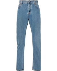 Gucci - Web Detail Denim Jeans - Lyst