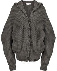 Stella McCartney - Wool Hooded Cardigan - Lyst