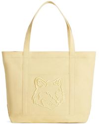 Maison Kitsuné - Large Fox Head Tote Bag - Lyst