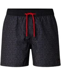 Bogner Fire + Ice - Nelson Logo-Print Swim Shorts - Lyst