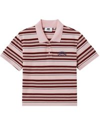 Chocoolate - Polo Rayé À Boutonnière - Lyst