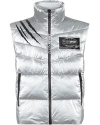 Philipp Plein - Printed Padded Vest - Lyst
