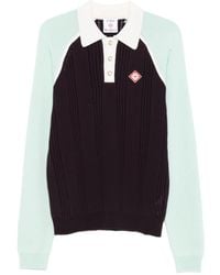 CASABLANCA - Polo Con Design Color-Block - Lyst