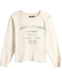 SAITOS - Stockman Tokyo Waffle-Knit Long-Sleeve T-Shirt - Lyst