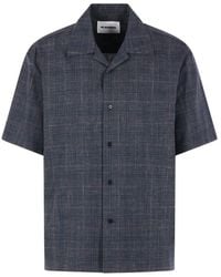 Jil Sander - Check-Pattern Short-Sleeve Shirt - Lyst