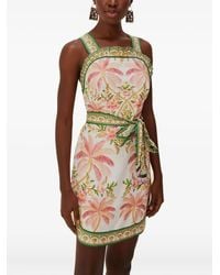 FARM Rio - Palm Dream Floral-Print Mini Dress - Lyst