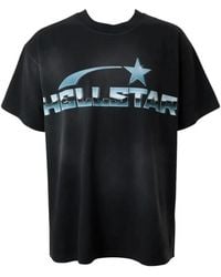 HELLSTAR - Chrome Logo-Print T-Shirt - Lyst