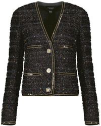 Giambattista Valli - Sequin-embellished Tweed Jacket - Lyst