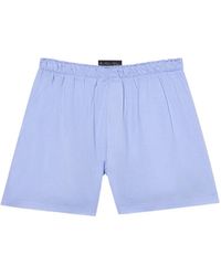 Brooks Brothers - Micro-Effect Cotton Boxer Shorts - Lyst