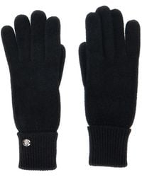 Helen Kaminski - Logo Plaque Ribbed Gloves - Lyst