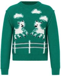 Moschino - Pullover Mit Schaf-Intarsie - Lyst
