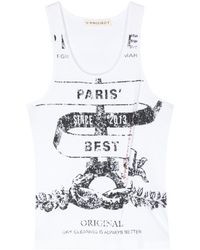 Y. Project - Paris' Best-Print Tank Top - Lyst
