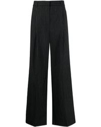 MICHAEL Michael Kors - Pinstripe-Pattern Palazzo Pants - Lyst