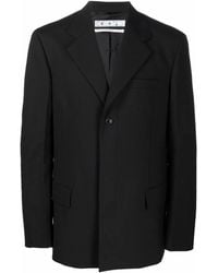 Off-White c/o Virgil Abloh - Industrial-Belt Single-Breasted Blazer - Lyst