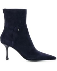 Jimmy Choo - Cycas Suede Ankle Boots - Lyst