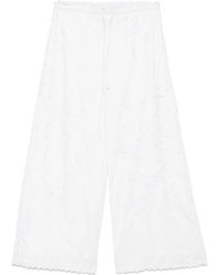 BERNADETTE - Pantaloni Con Ricamo Petit Beurre - Lyst