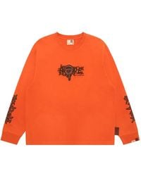 Aape By A Bathing Ape - Graphic-Print Long-Sleeve T-Shirt - Lyst