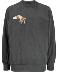 Undercover - Embroidered-motif Crew-neck Sweatshirt - Lyst