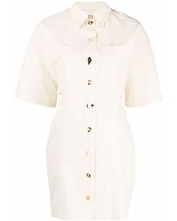 Nanushka - Blousejurk Met Korte Mouwen - Lyst