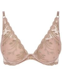 Aubade - Cosmic Romance Embroidered Plunge Push-Up Bra - Lyst