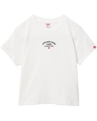 AAPE BY A BATHING AP - Logo Embroidered T-Shirt - Lyst