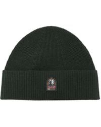 Parajumpers - Logo-Patch Ribbed-Knit Beanie - Lyst
