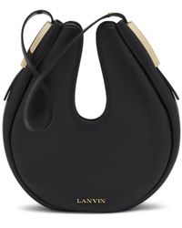 Lanvin - Borsa A Spalla Con Logo - Lyst