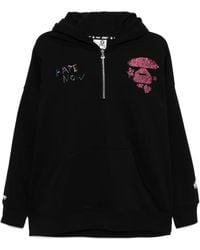 A Bathing Ape - Sequin-Embellishment Hoodie - Lyst