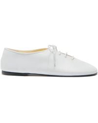 Proenza Schouler - Glove Lace-Up Ballet Flats - Lyst