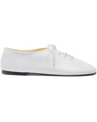 Proenza Schouler - Glove Lace-Up Ballet Flats - Lyst