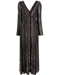 Missoni - Sequinned Striped Maxi Dress - Lyst