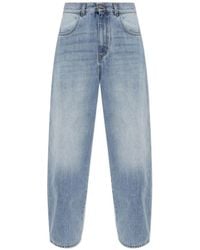 Rohe - Faded Wide-Leg Jeans - Lyst