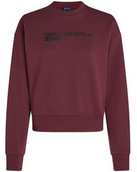 Karl Lagerfeld - Logo-Print Sweatshirt - Lyst