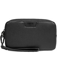 Lancel - Zip Leather Clutch - Lyst