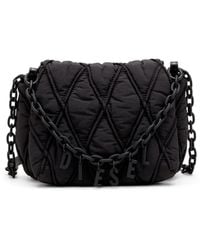 DIESEL - Removable Handle Bag With Chain And Strap - Lyst
