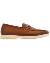 Ferragamo - Casual Loafers With Gancini Ornament - Lyst