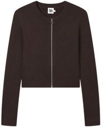 B+ AB - Ribbed-Knit Cardigan - Lyst