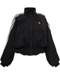 adidas - Ruffled Zip-Up Jacket - Lyst