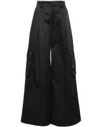 Cynthia Rowley - Marbella Wide-Leg Cargo Trousers - Lyst
