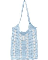 Sandro - Crocheted Shoulder Bag - Lyst