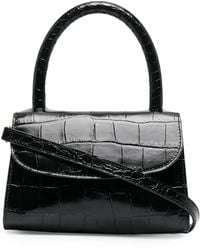 BY FAR - Mini Embossed Tote - Lyst