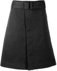 Lemaire - Belted A-line Skirt - Lyst