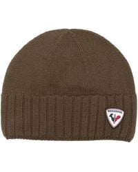Rossignol - Logo-Patch Wool Beanie - Lyst